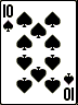 10 of Spades,