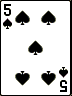 5 of Spades,