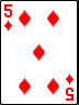 5 of Diamonds,