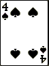 4 of Spades,