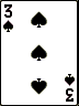 Three of Spades