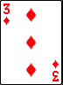 3 of Diamonds,